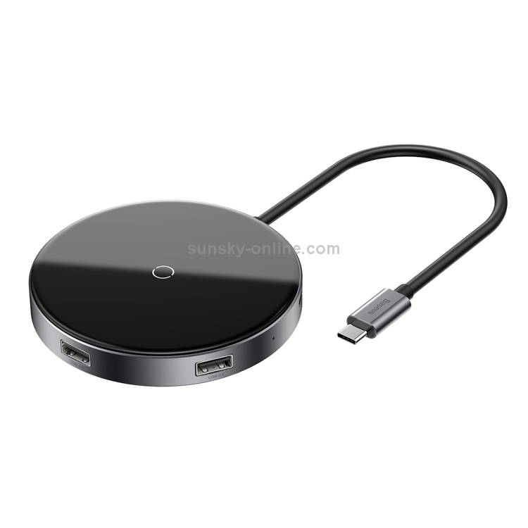 Baseus Circular Mirror Wireless Charger 4K HD HUB Baseus Circular Mirror Wireless Charger 4K HD HUB