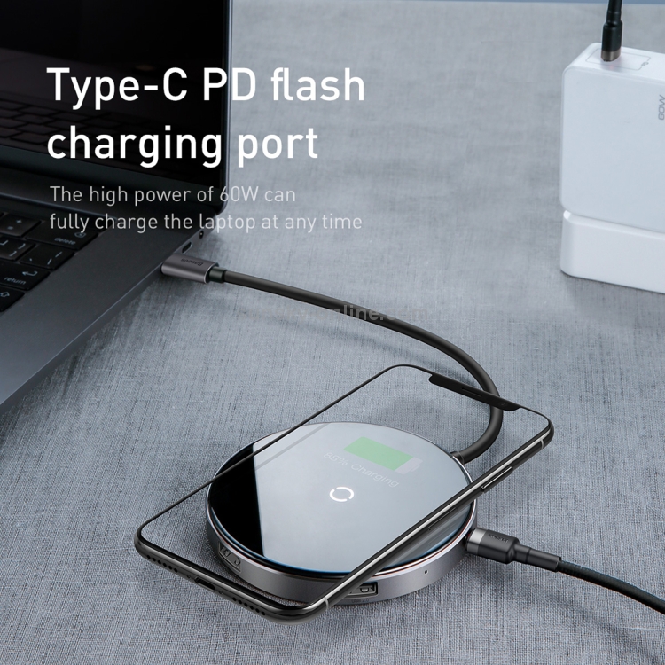 Baseus Circular Mirror Wireless Charger 4K HD HUB Baseus Circular Mirror Wireless Charger 4K HD HUB