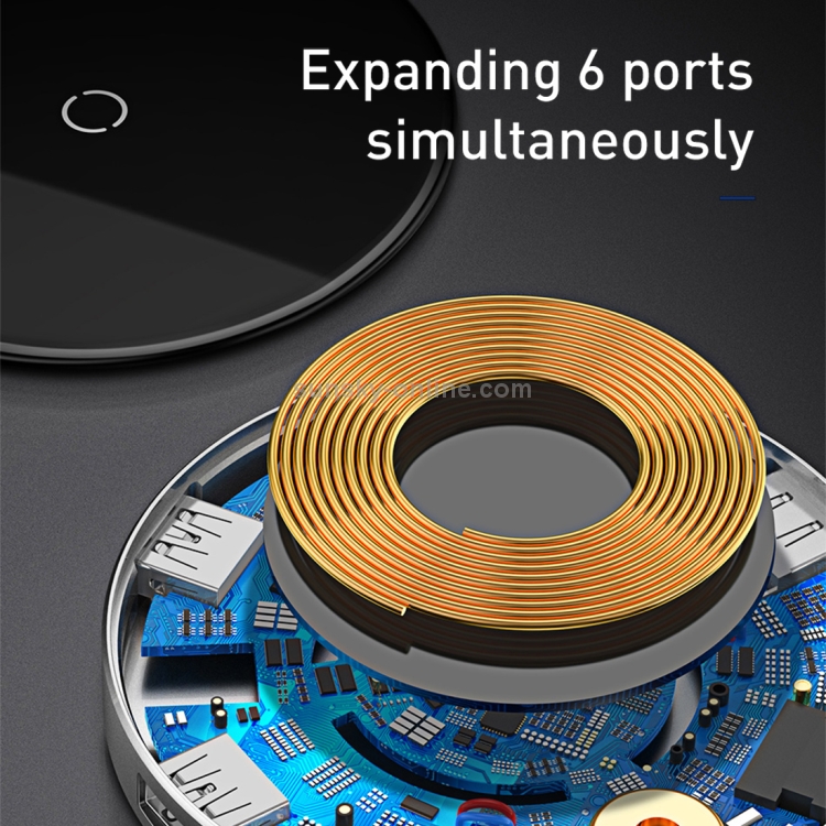 Baseus Circular Mirror Wireless Charger 4K HD HUB Baseus Circular Mirror Wireless Charger 4K HD HUB