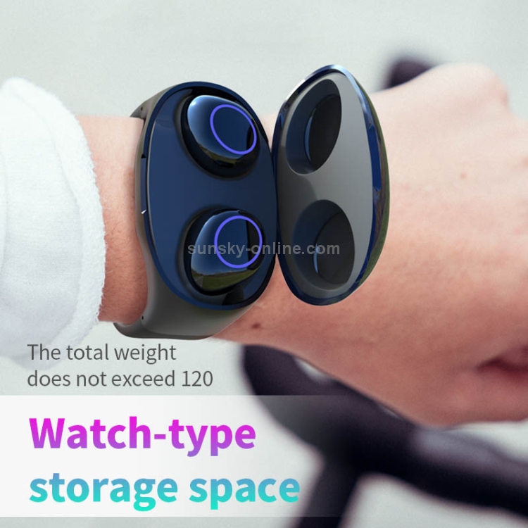 Bluetooth 5.0 Mini Wireless Sport Wrist Bluetooth Earphone (Black) Bluetooth 5.0 Mini Wireless Sport Wrist Bluetooth Earphone (Black)