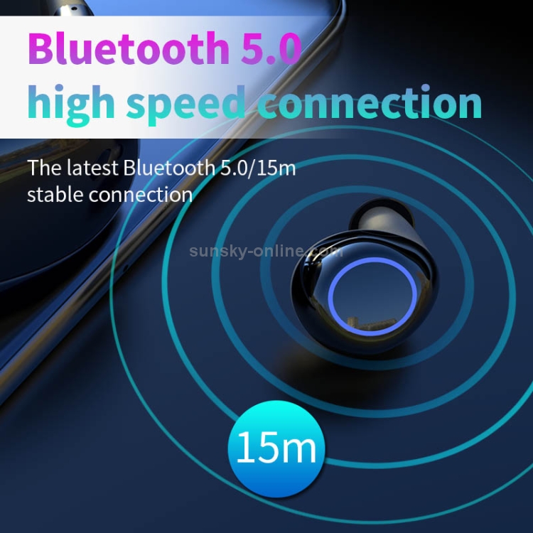 Bluetooth 5.0 Mini Wireless Sport Wrist Bluetooth Earphone (Black) Bluetooth 5.0 Mini Wireless Sport Wrist Bluetooth Earphone (Black)