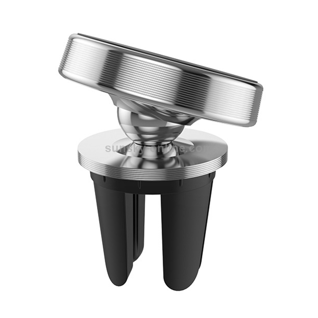 hoco CA47 Portable Car Air Outlet Metal Magnetic Holder(Silver) hoco CA47 Portable Car Air Outlet Metal Magnetic Holder(Silver)