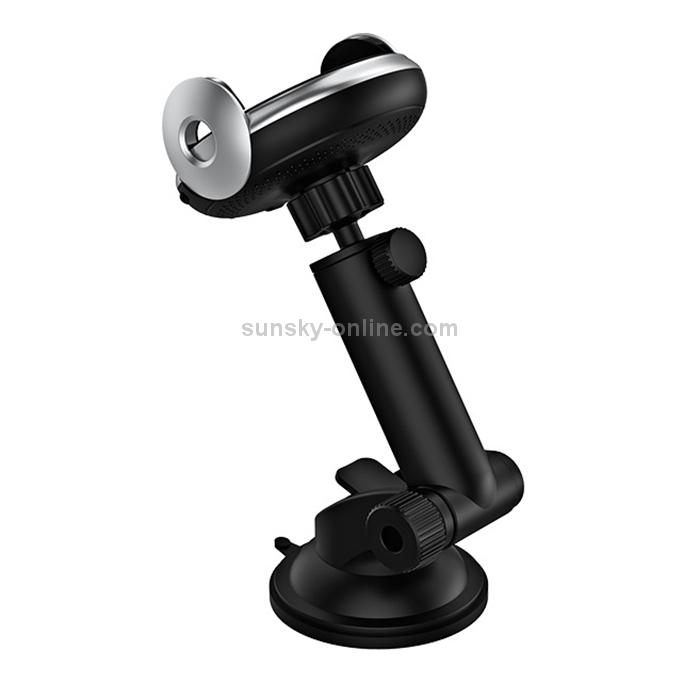 hoco CA48 Portable Car Automatic Induction Wireless Fast Charging Holder (Black Silver) hoco CA48 Portable Car Automatic Induction Wireless Fast Charging Holder (Black Silver)