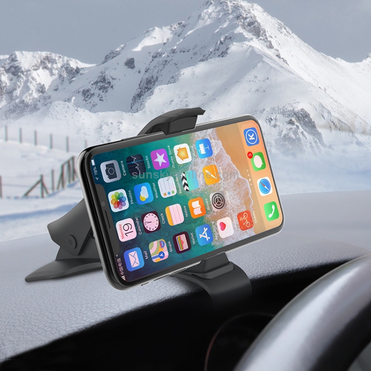 hoco CA50 Portable Car Dashboard Holder (Black Silver) hoco CA50 Portable Car Dashboard Holder (Black Silver)