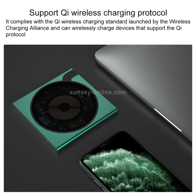 Original Xiaomi Youpin VH Explore Edition 10W Qi Standard Smart Wireless Charger with LED Indicator Light (Green) Original Xiaomi Youpin VH Explore Edition 10W Qi Standard Smart Wireless Charger with LED Indicator Light (Green)