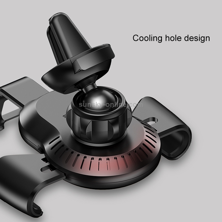 USAMS US-CD47 Gravity Sensing Car Mount Qi Standard Wireless Charger, Suitable for 4.0-6.0 inch Smartphones (Black) USAMS US-CD47 Gravity Sensing Car Mount Qi Standard Wireless Charger, Suitable for 4.0-6.0 inch Smartphones (Black)