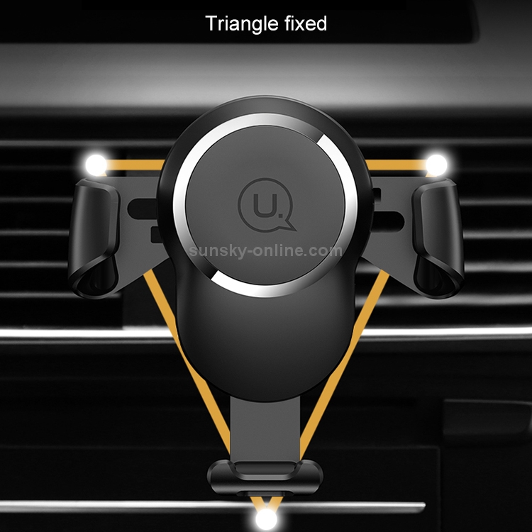 USAMS US-CD47 Gravity Sensing Car Mount Qi Standard Wireless Charger, Suitable for 4.0-6.0 inch Smartphones (Black) USAMS US-CD47 Gravity Sensing Car Mount Qi Standard Wireless Charger, Suitable for 4.0-6.0 inch Smartphones (Black)