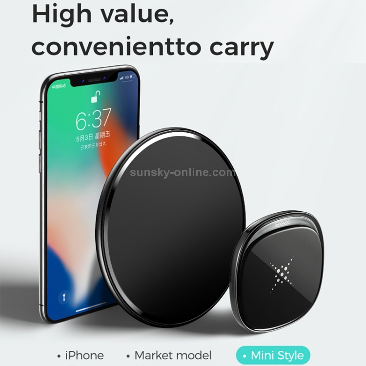 JOYROOM JR-A20 10W Mini Square Wireless Charger (Red) JOYROOM JR-A20 10W Mini Square Wireless Charger (Red)