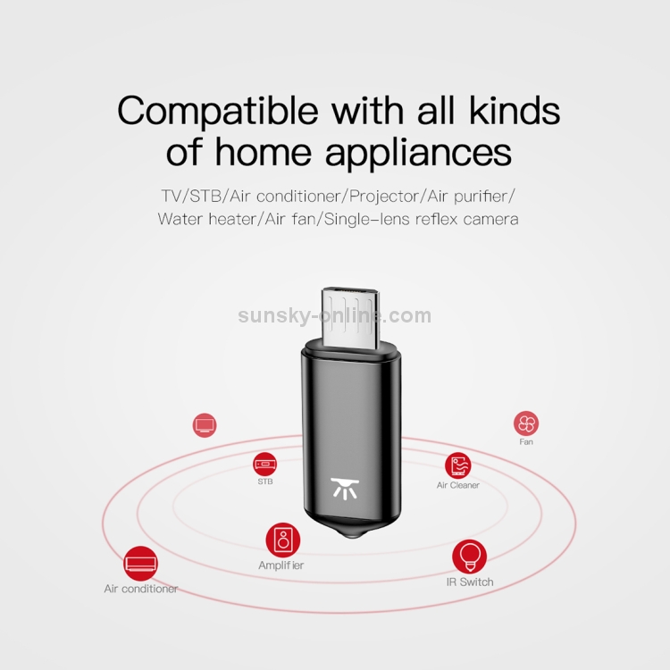 Baseus R03 Micro Universal infrared Intelligent Remote Controller(Black) Baseus R03 Micro Universal infrared Intelligent Remote Controller(Black)