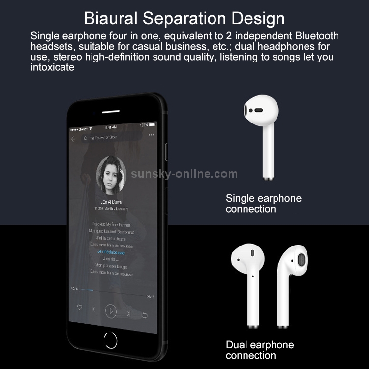 DS-i13 Wireless Bluetooth V5.0 TWS Sport Binaural Headphone, Support Wireless Charging&Tapping Function&Boot-up Automatic Matching, Compatible with iOS & Android(Blue) DS-i13 Wireless Bluetooth V5.0 TWS Sport Binaural Headphone, Support Wireless Charging&Tapping Function&Boot-up Automatic Matching, Compatible with iOS & Android(Blue)
