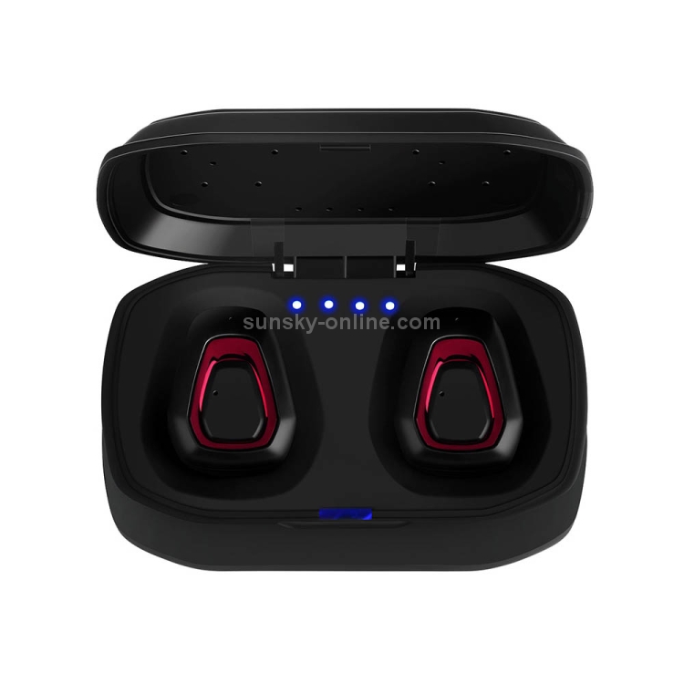 A7 TWS Bluetooth 5.0 Twin Wireless Bluetooth Earphone with Charging Box, Support Call(Black Red) A7 TWS Bluetooth 5.0 Twin Wireless Bluetooth Earphone with Charging Box, Support Call(Black Red)