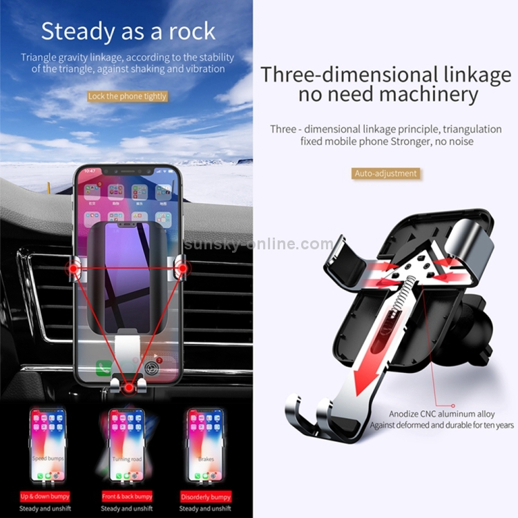 JOYROOM ZS-180 Blue Light Car Tempered Glass Dashboard Gravity Bracket (Black) JOYROOM ZS-180 Blue Light Car Tempered Glass Dashboard Gravity Bracket (Black)