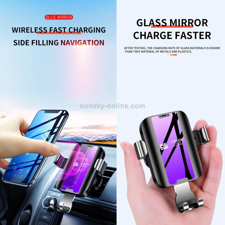JOYROOM ZS181 Car Wireless Charger Air Outlet Gravity Bracket(Black) JOYROOM ZS181 Car Wireless Charger Air Outlet Gravity Bracket(Black)