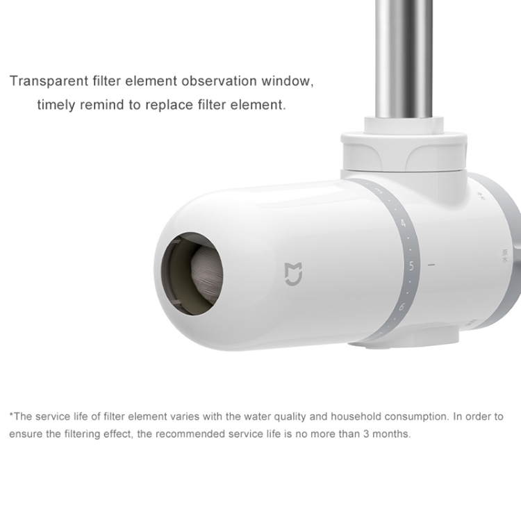 Original Xiaomi Mijia 3 peças Substituição do elemento filtrante para torneira purificador de água MUL11 HAP3312 - 4