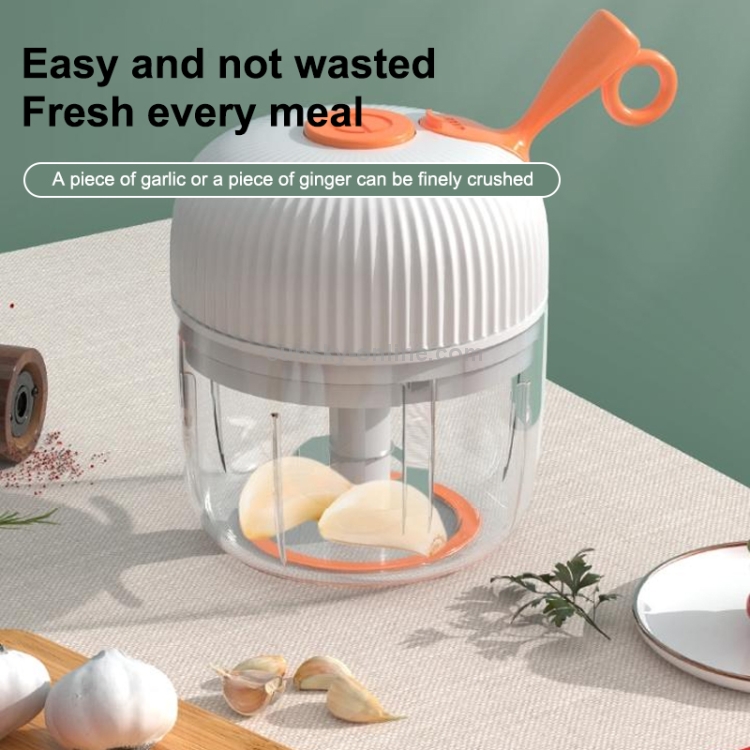 REMAX SL-BM03 Rechew Series Wireless Electric Garlic Stirrer Cordless Portable Food Processor (Green)