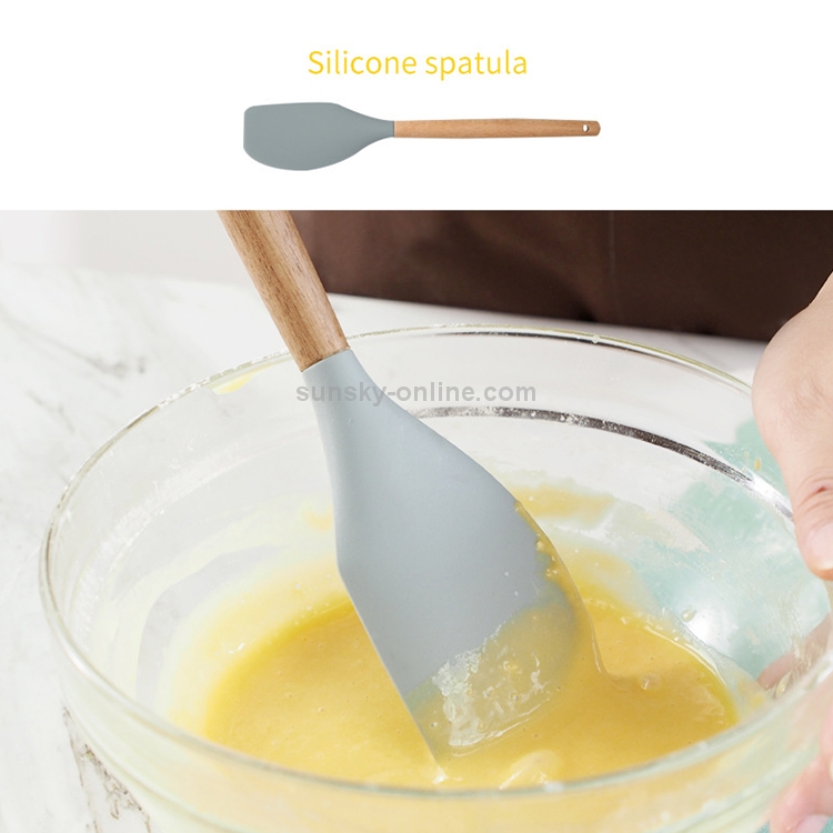 Spatule de cuisine en Silicone pour gâteau à la crème, grattoir, brosse  pour mélangeur de beurre