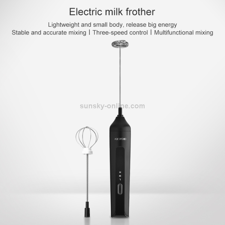 Youpin Circle joy Mini Electric Milk Frother Stainless Steel