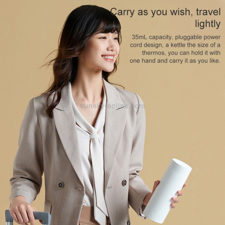 Tasse électrique portable Xiaomi Mijia tasse thermos chauffante électrique