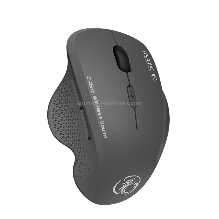 iMICE G6 Wireless Mouse 2.4G Office Mouse Ratón para juegos de 6 botones (gris) - 1
