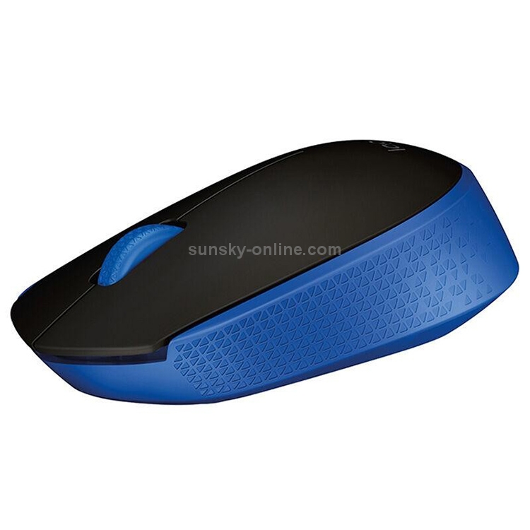 Logitech M171 1000dpi Mouse inalámbrico USB con receptor 2.4G (azul) - 1
