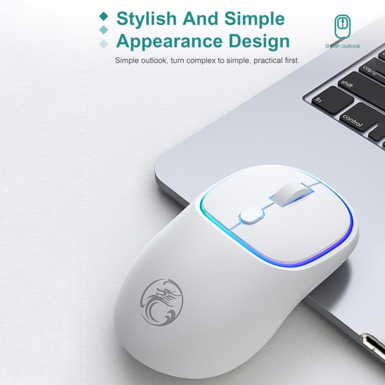 Ordenador Utilice el ratón USB inalámbrico simple Style 2,4G