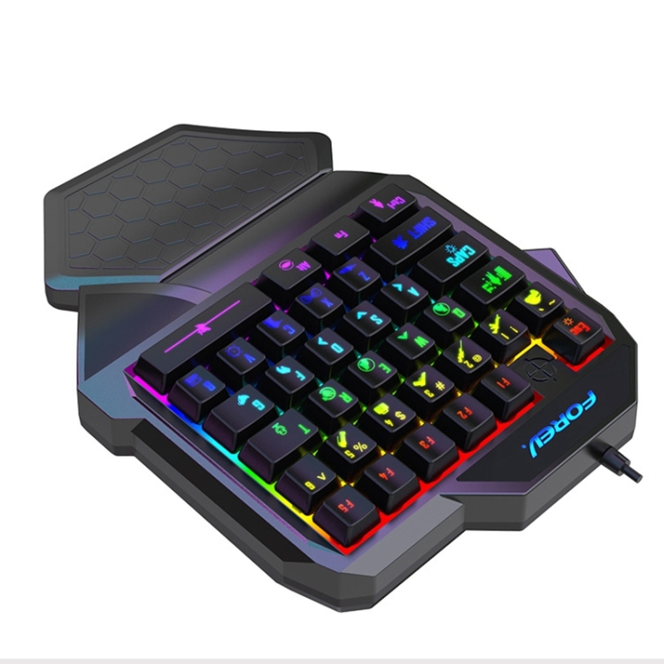 FOREV FV-F6 Wired Gaming Illuminated Keyboard (Black) - 1