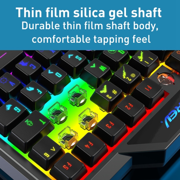 FOREV FV-F6 Wired Gaming Illuminated Keyboard (Black) - 4