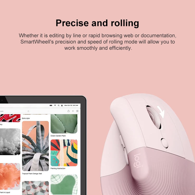 Logitech Lift Vertical 1000DPI 2.4GHz Ergonomic Wireless Bluetooth Dual