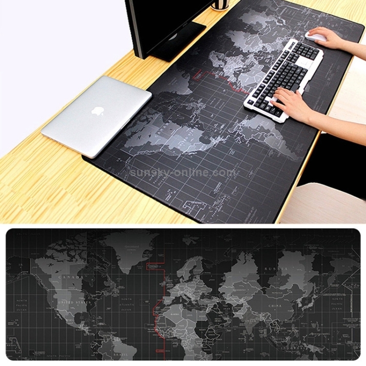Large Size World Map Speed Game Mouse Pad Mat Laptop Gaming Mousepad 100*50CM 