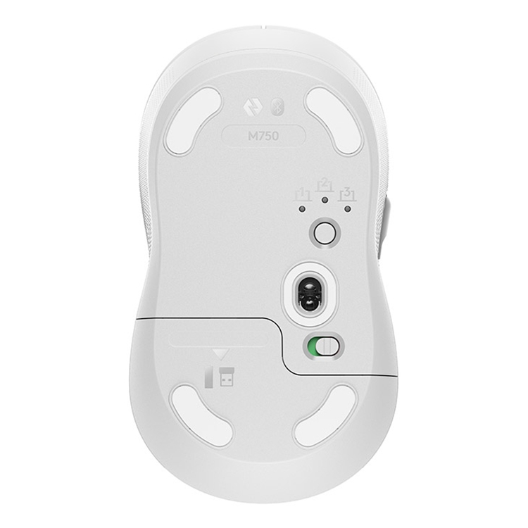Logitech 2000DPI Wireless Bluetooth Dual Mode (White)