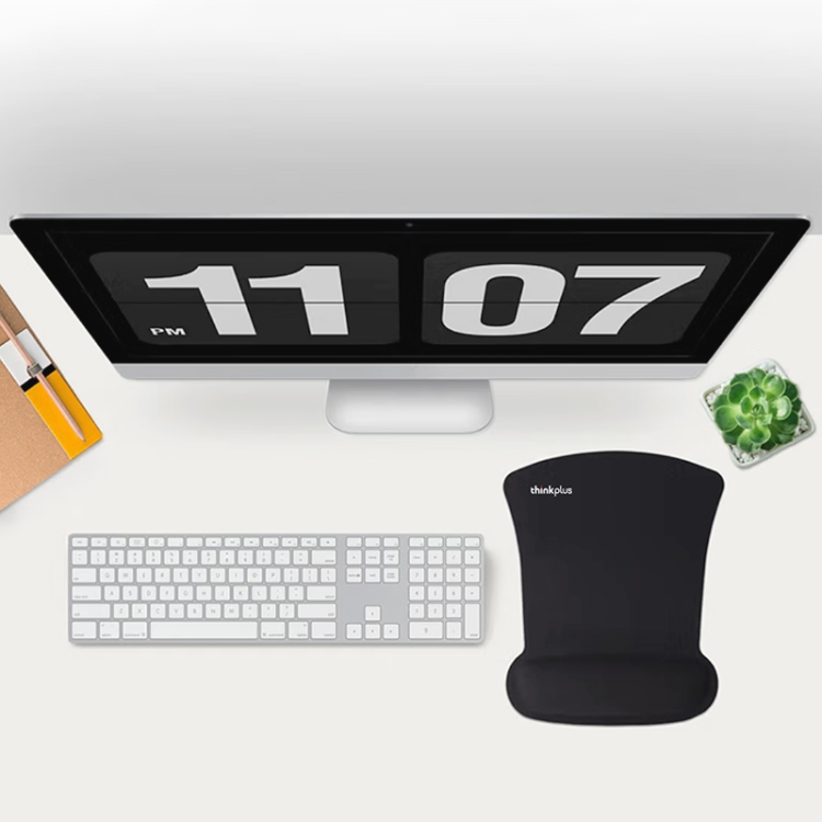 Alfombrilla de ratón con reposamuñecas para escritorio LenovoThinkplus SD40, tamaño: 25 x 20,5 cm - 6