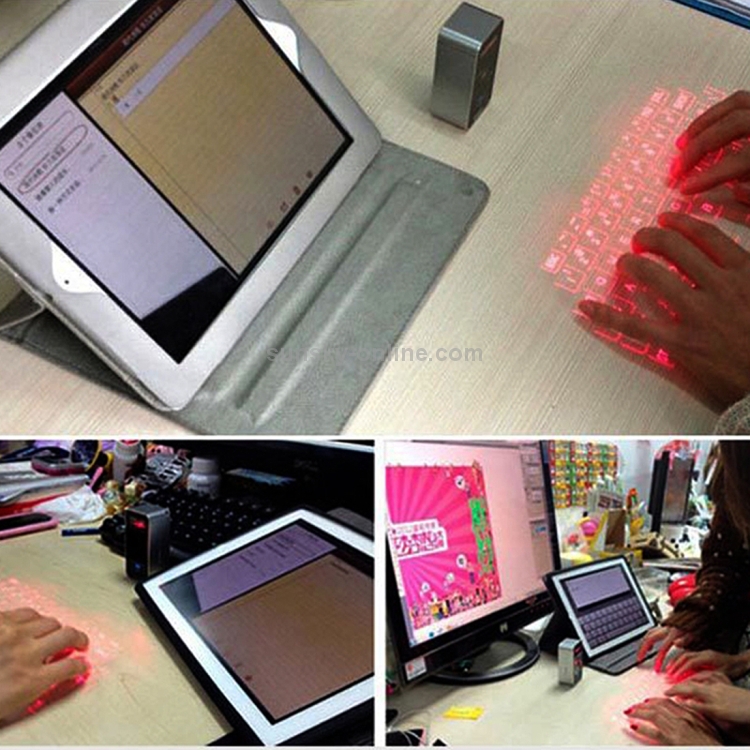 KB560S Mini Virtual Bluetooth V3.0 Laser Projection Keyboard for ...