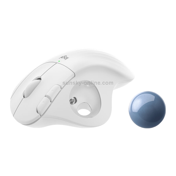 Logitech ERGO M575 Creative Wireless Trackball Mouse (blanco) - 1