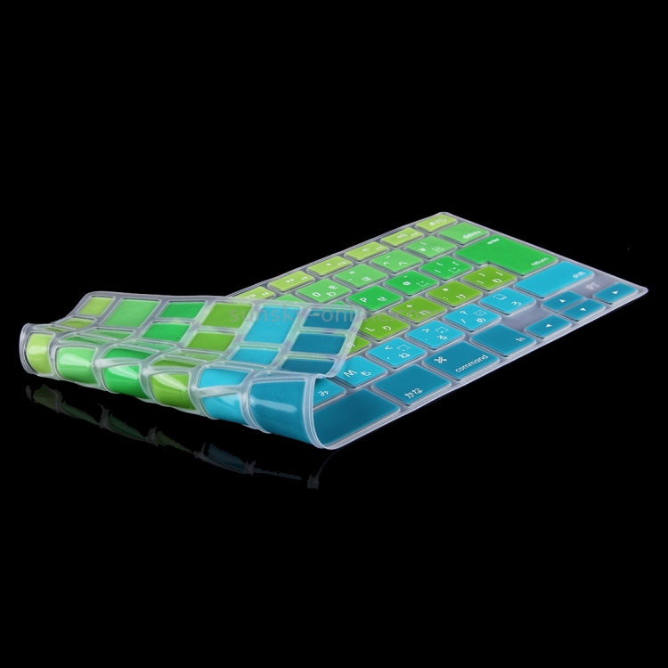 5 PCS Gradient Color Apple Laptop Silicone Keyboard Protector Protective Film for Macbook 13.3 inch & 15.4 inch & 17 inch, Japanese Version with English, Random Color Delivery 5 PCS Gradient Color Apple Laptop Silicone Keyboard Protector Protective Film for Macbook 13.3 inch & 15.4 inch & 17 inch, Japanese Version with English, Random Color Delivery