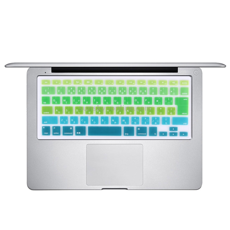 5 PCS Gradient Color Apple Laptop Silicone Keyboard Protector Protective Film for Macbook 13.3 inch & 15.4 inch & 17 inch, Japanese Version with English, Random Color Delivery 5 PCS Gradient Color Apple Laptop Silicone Keyboard Protector Protective Film for Macbook 13.3 inch & 15.4 inch & 17 inch, Japanese Version with English, Random Color Delivery