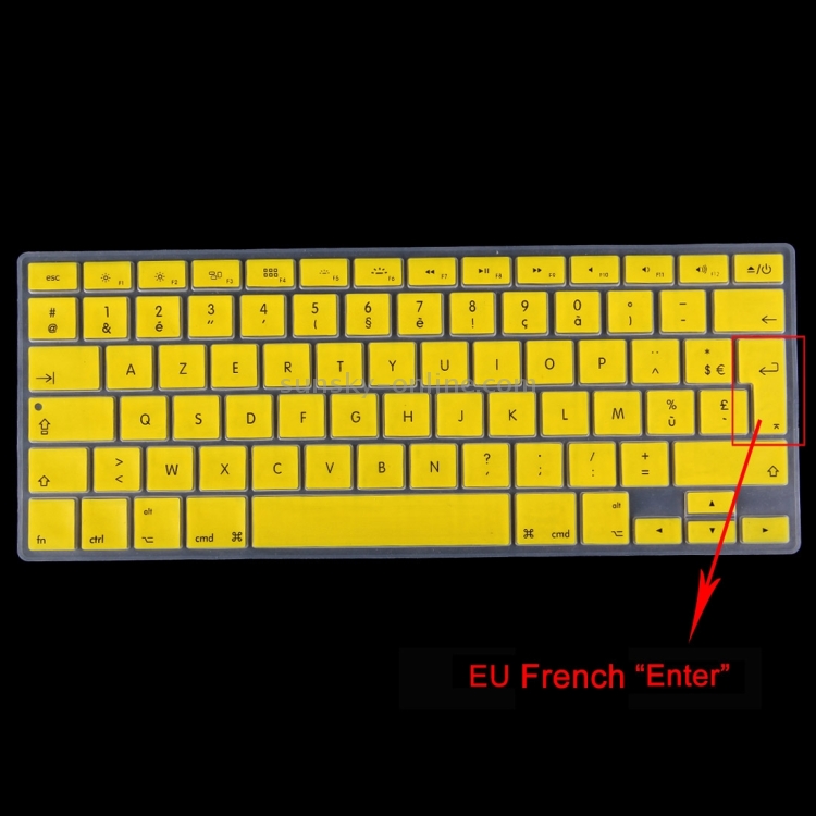 10 PCS Colorized Apple Laptop Silicone Keyboard Protector Protective Film for Macbook 13.3 inch & 15.4 inch & 17 inch, EU Version / French, Random Color Delivery 10 PCS Colorized Apple Laptop Silicone Keyboard Protector Protective Film for Macbook 13.3 inch & 15.4 inch & 17 inch, EU Version / French, Random Color Delivery