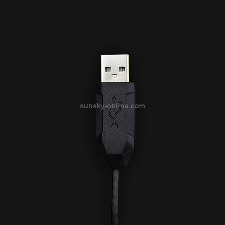 Chasing Leopard 512G Ratón óptico para juegos con cable esmerilado USB, longitud: 1,3 m (negro) - 5