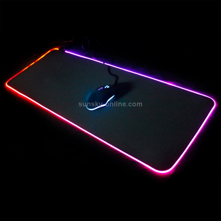 Colorido LED LED Cerradura de engrosamiento del teclado Juego de la almohadilla del mouse, Tamaño: 800 x 300 x 4 mm - 9