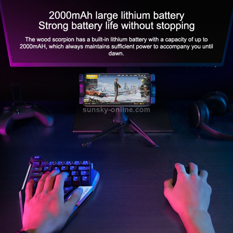 FLYDIGI D1 Mobile Game One-hand Red Shaft Mechanical Keyboard FLYDIGI D1 Mobile Game One-hand Red Shaft Mechanical Keyboard