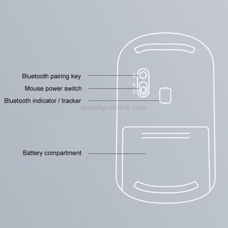 Ratón inalámbrico Bluetooth portátil de estilo empresarial Lenovo thinkplus (negro) - 6
