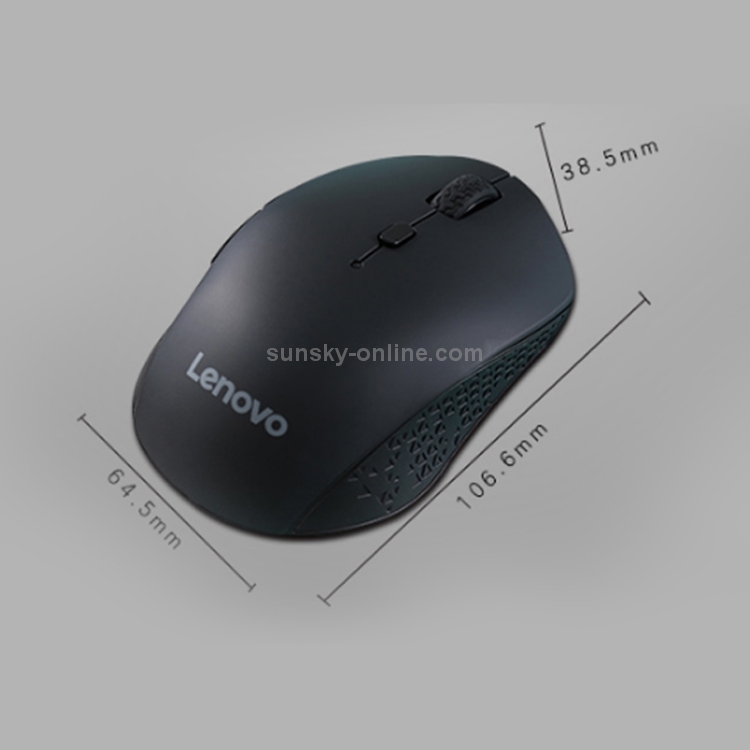 Ratón Bluetooth inalámbrico de modo dual Lenovo Howard (blanco) - 5