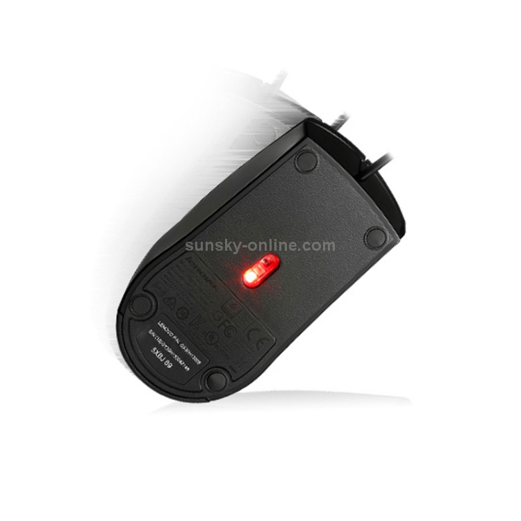 Ratón con cable Lenovo M120 Pro Fashion Office Red Dot (negro) - 1