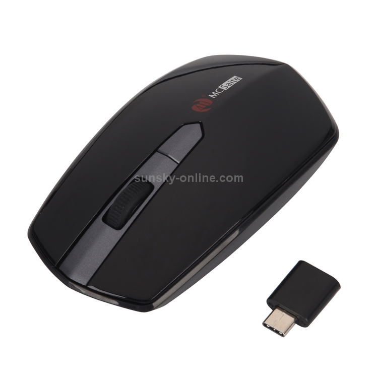 MCSaite MC-369AG USB-C / Type-C 1600DPI Mouse óptico inalámbrico ajustable de tres velocidades y 4 botones - 1