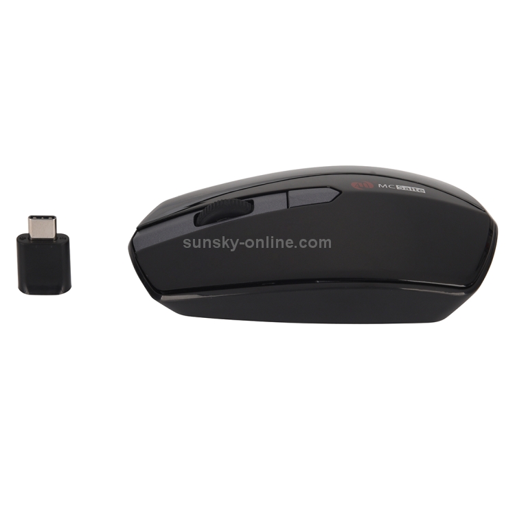 MCSaite MC-369AG USB-C / Type-C 1600DPI Mouse óptico inalámbrico ajustable de tres velocidades y 4 botones - 4