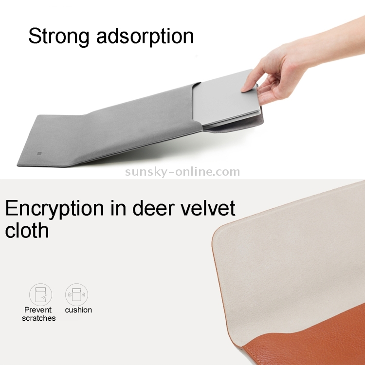 Original Xiaomi 12.5 inch Envelope Style Laptop Superfine Fiber Soft Case Bag for Macbook Air 11 inch & Macbook 12 inch & Xiaomi Mi Notebook Air 12.5 inch(Grey) Original Xiaomi 12.5 inch Envelope Style Laptop Superfine Fiber Soft Case Bag for Macbook Air 11 inch & Macbook 12 inch & Xiaomi Mi Notebook Air 12.5 inch(Grey)