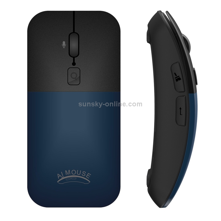 Boeleo BM01 Smart Voice Language Translation Mouse inalámbrico (azul) - 1