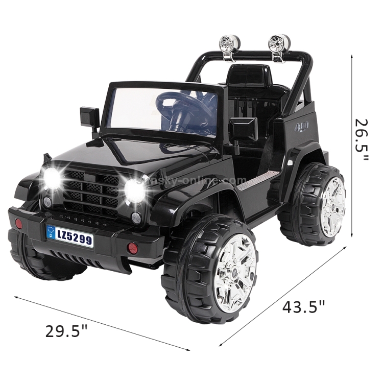 12v jeep ride on with remote assembly