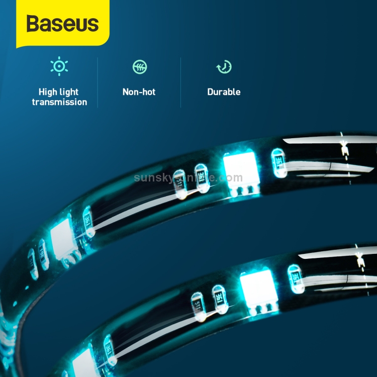 baseus rgb colorful light strip