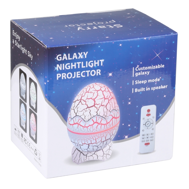 6W Cracked Egg-shaped Remote Control LED Starry Sky Projection Lamp - 5