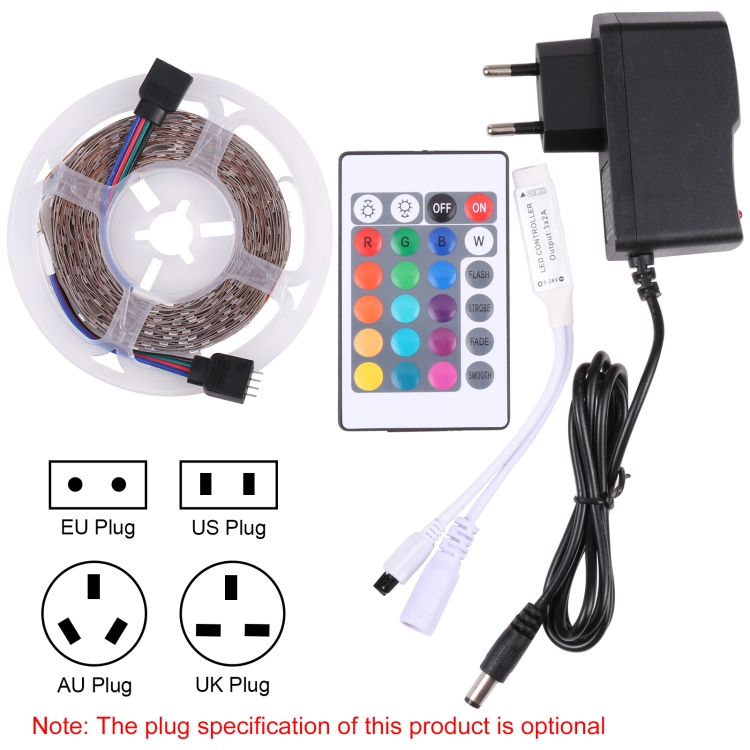 Smd Rope Plug Bare Board 2835 SMD RGB LED Rope Light, 60 LED/m, Length: 5m, 12V 2A ...